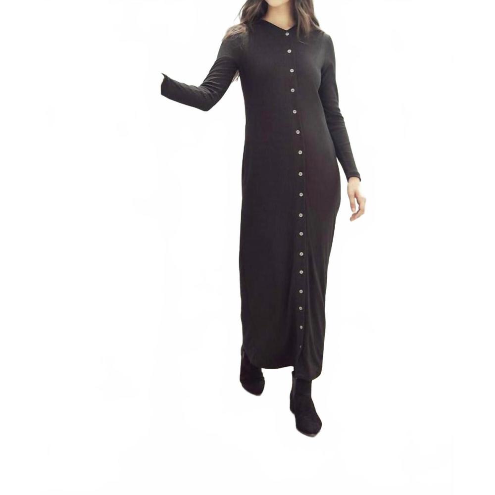 NEW JAPPAREL alexa maxi dress in black